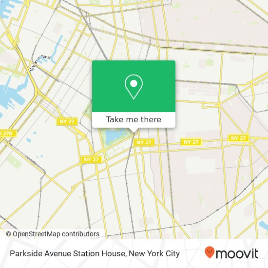 Mapa de Parkside Avenue Station House