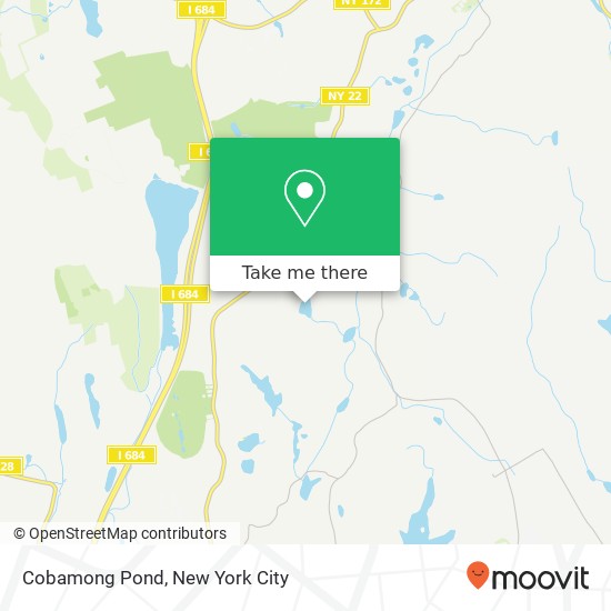 Mapa de Cobamong Pond
