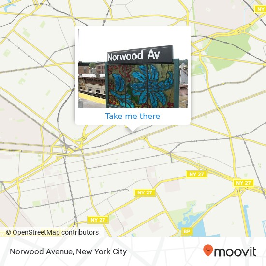 Mapa de Norwood Avenue