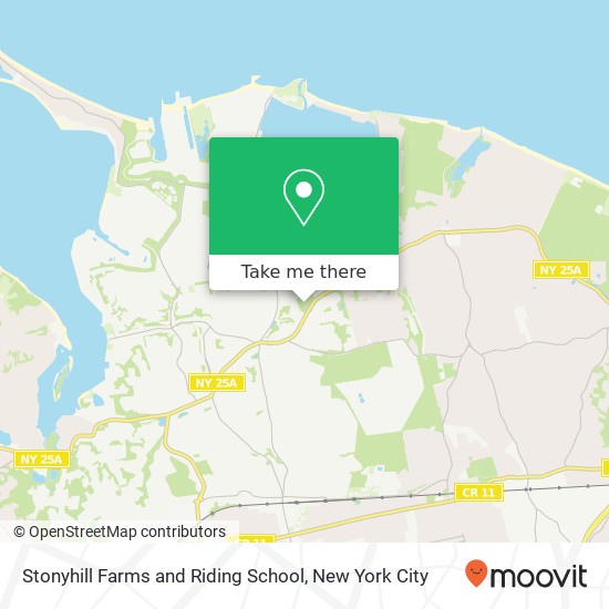 Stonyhill Farms and Riding School map