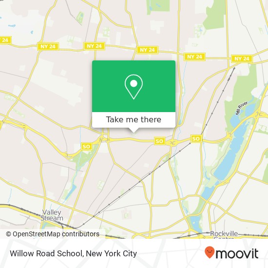 Willow Road School map