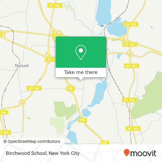 Birchwood School map