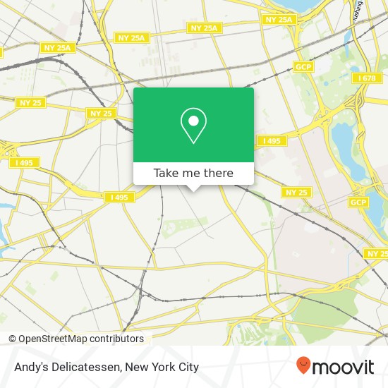 Andy's Delicatessen map