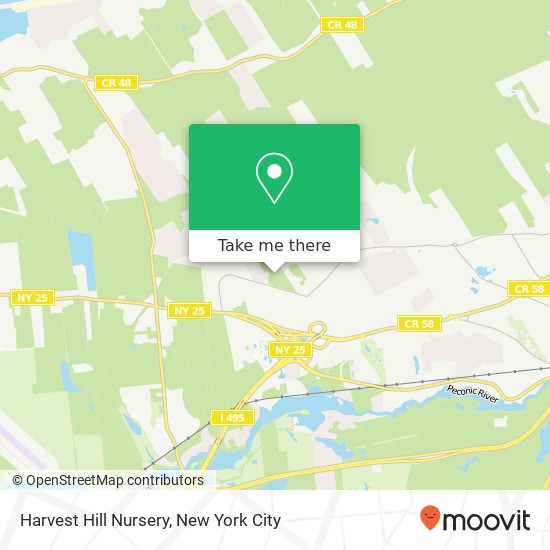 Harvest Hill Nursery map