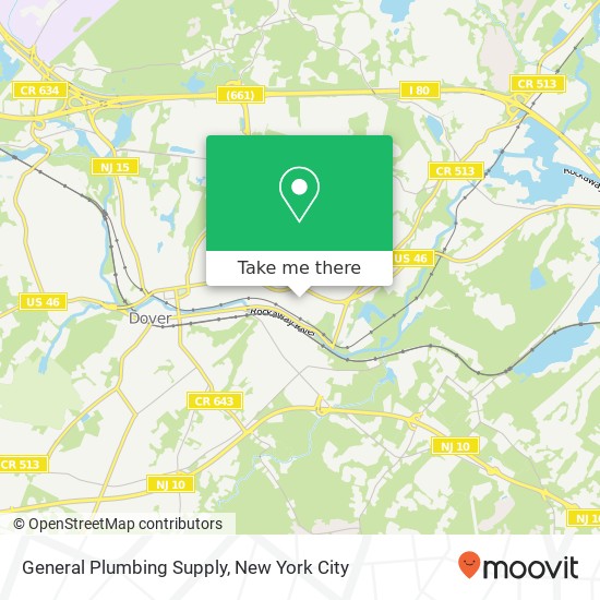 Mapa de General Plumbing Supply