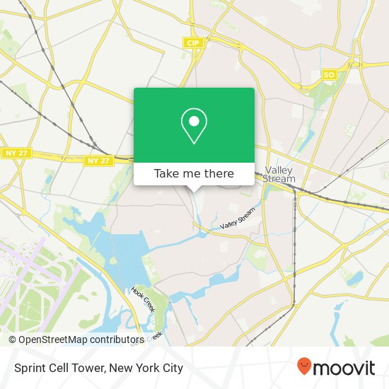 Mapa de Sprint Cell Tower