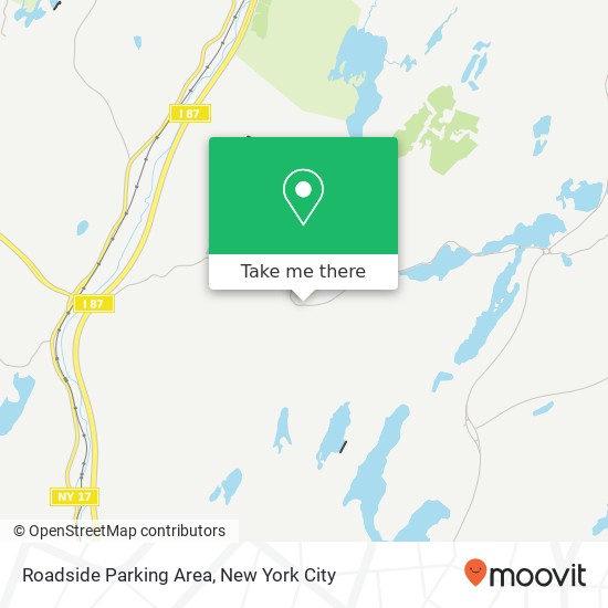 Roadside Parking Area map