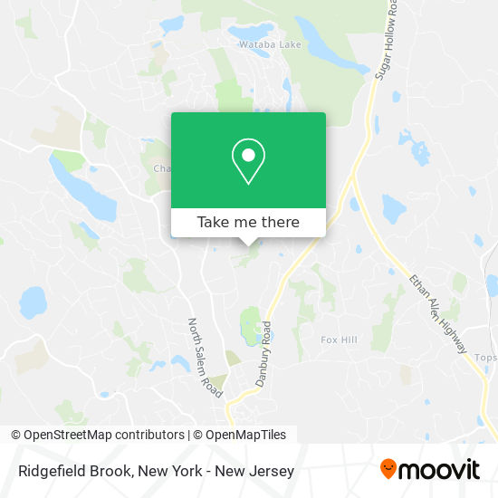 Ridgefield Brook map