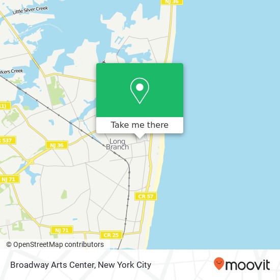 Mapa de Broadway Arts Center