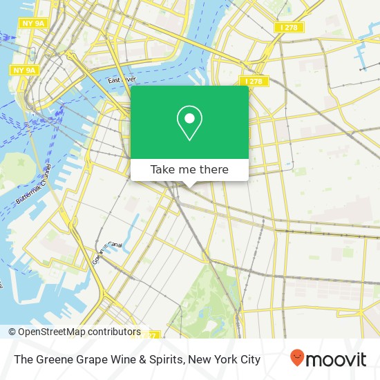 The Greene Grape Wine & Spirits map