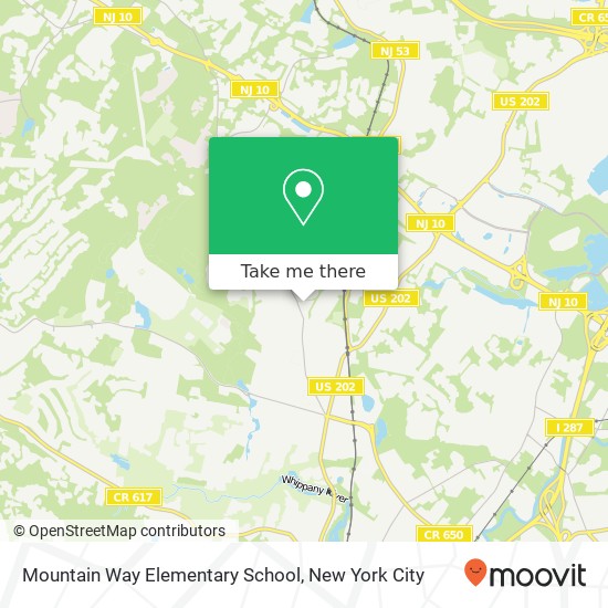 Mountain Way Elementary School map