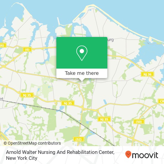 Arnold Walter Nursing And Rehabilitation Center map