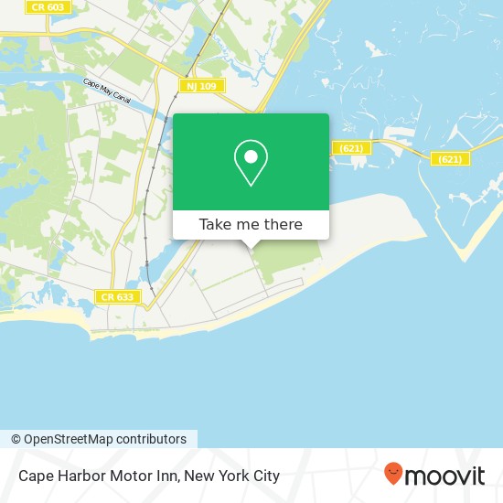 Cape Harbor Motor Inn map