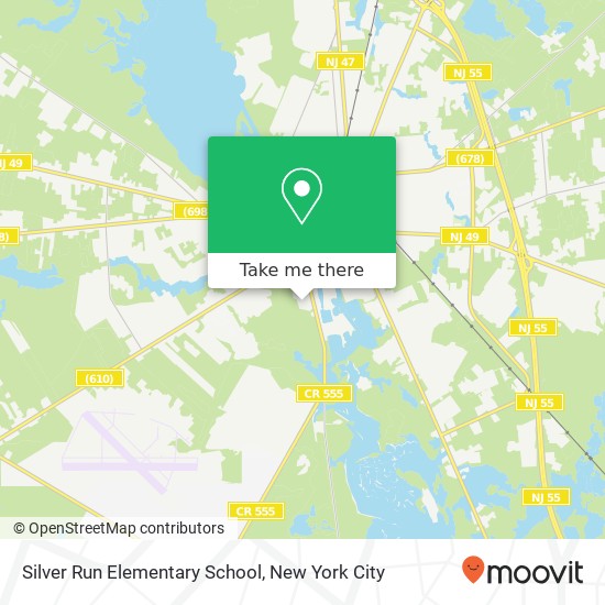 Silver Run Elementary School map