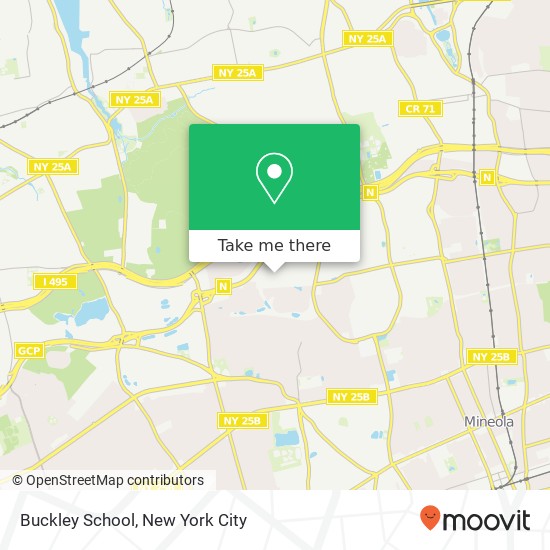 Buckley School map