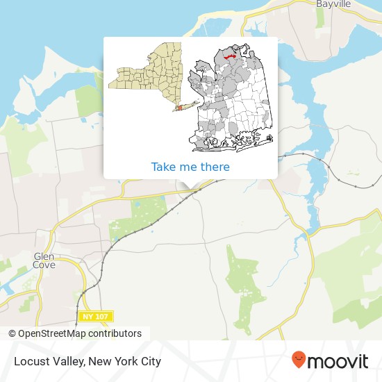 Locust Valley map