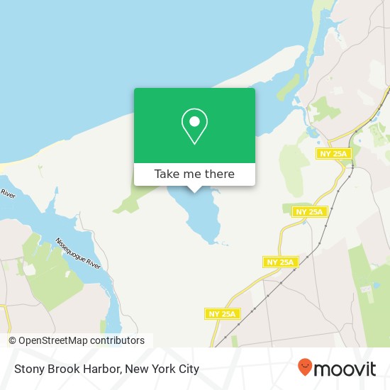 Mapa de Stony Brook Harbor