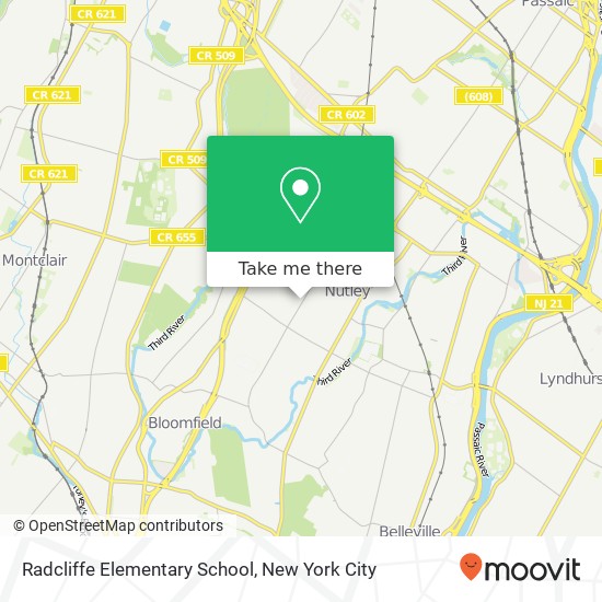 Radcliffe Elementary School map