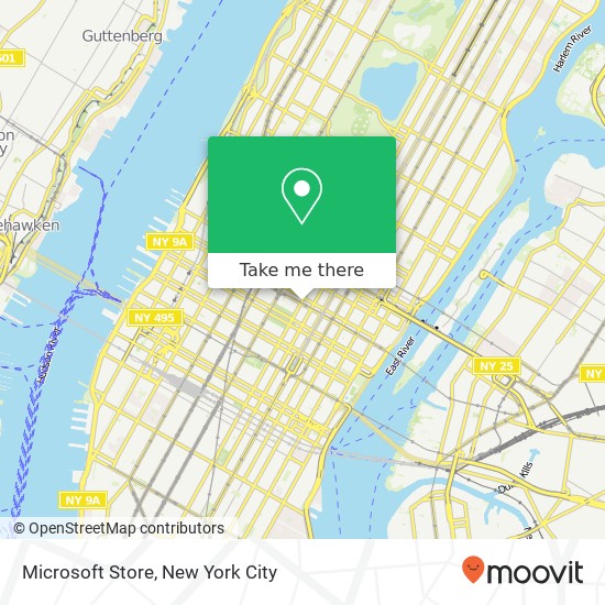 Microsoft Store map