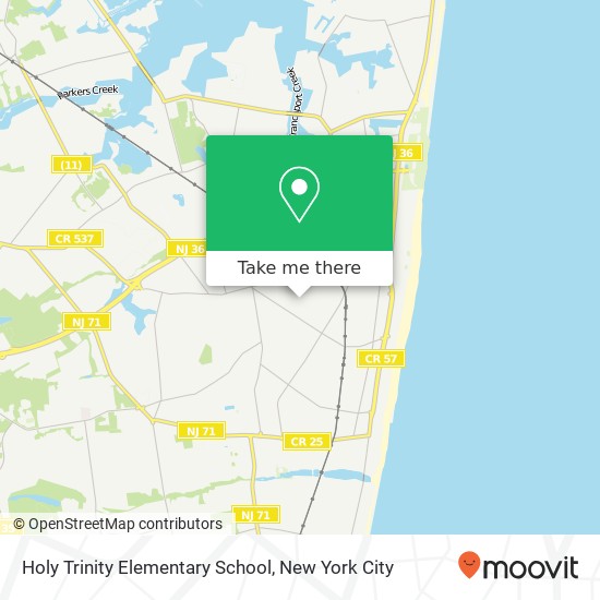 Mapa de Holy Trinity Elementary School
