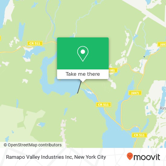 Mapa de Ramapo Valley Industries Inc