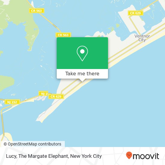 Mapa de Lucy, The Margate Elephant
