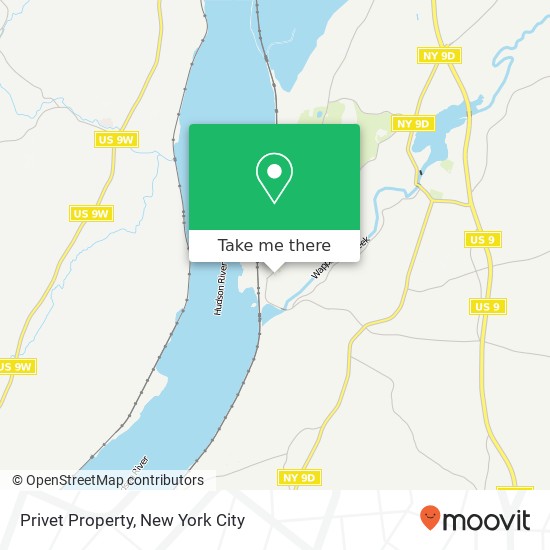 Mapa de Privet Property