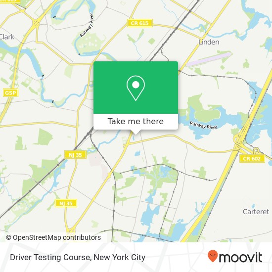 Mapa de Driver Testing Course