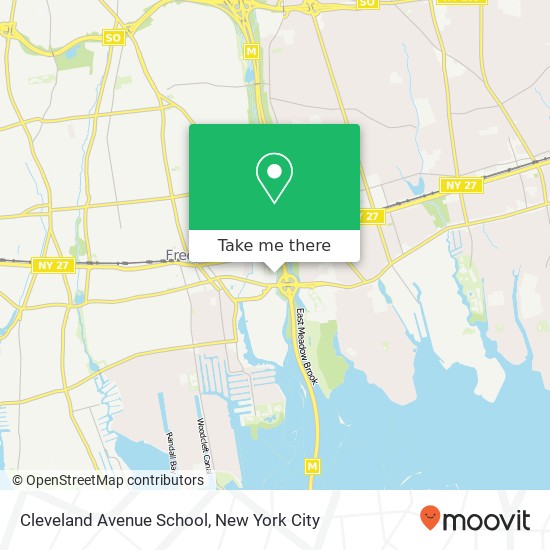 Cleveland Avenue School map