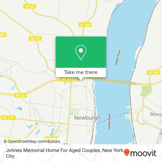 Mapa de Johnes Memorial Home For Aged Couples