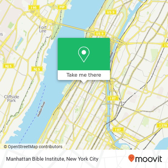 Mapa de Manhattan Bible Institute