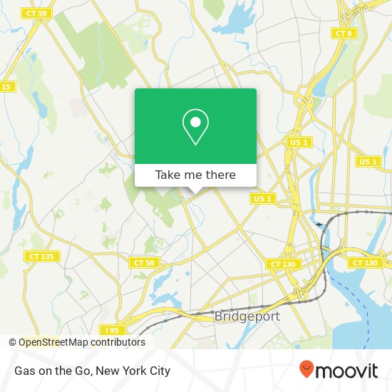 Gas on the Go map