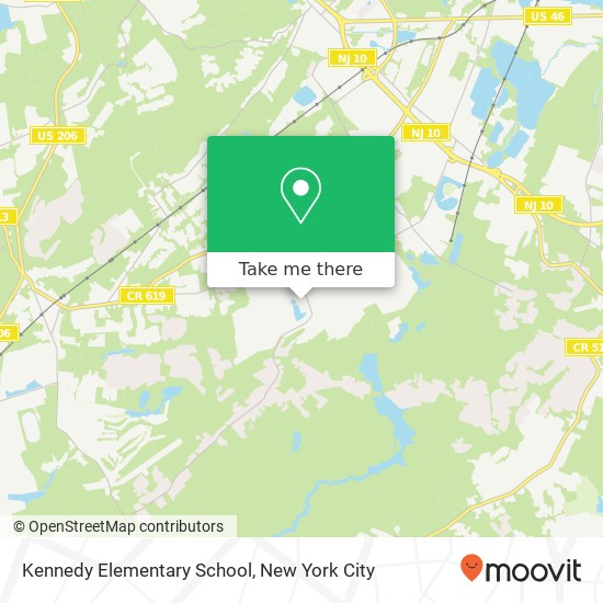 Mapa de Kennedy Elementary School