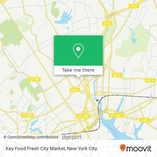 Key Food Fresh City Market map
