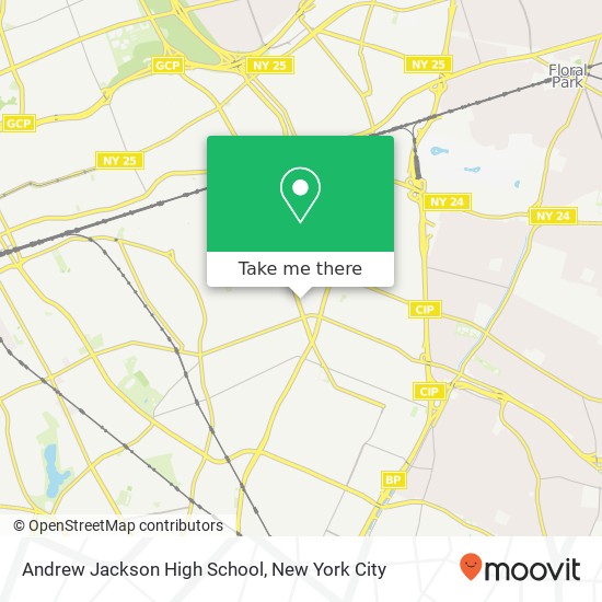 Andrew Jackson High School map