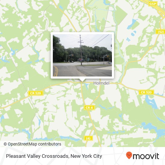 Mapa de Pleasant Valley Crossroads