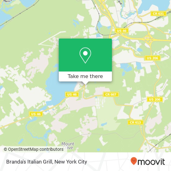 Mapa de Branda's Italian Grill‎