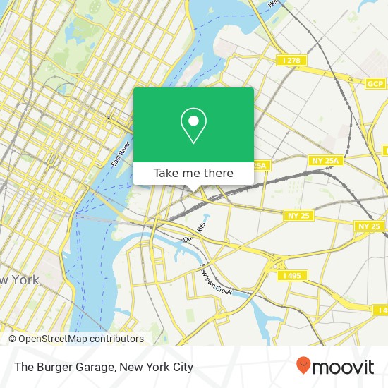 Mapa de The Burger Garage