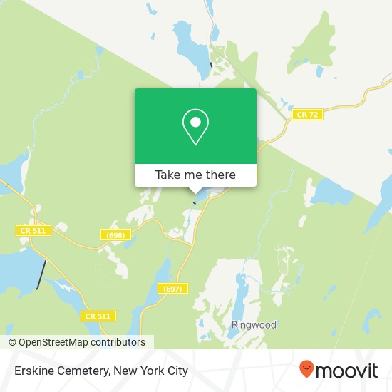 Mapa de Erskine Cemetery