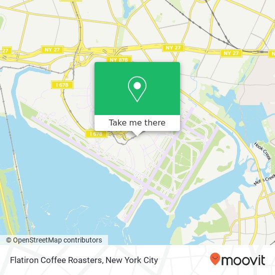 Flatiron Coffee Roasters map
