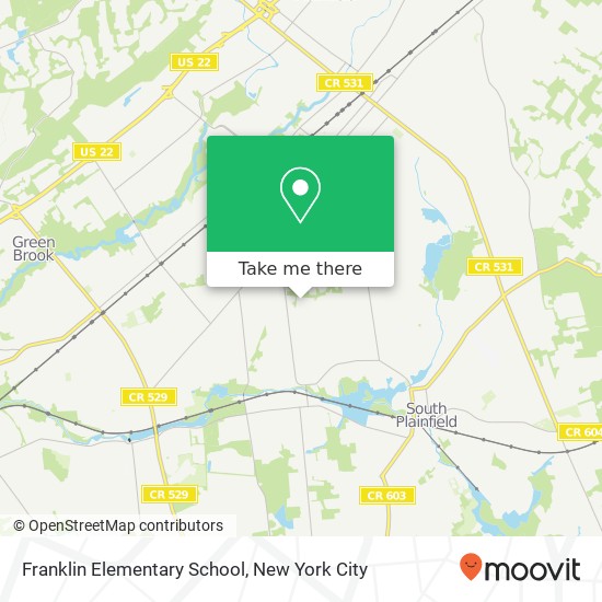 Mapa de Franklin Elementary School