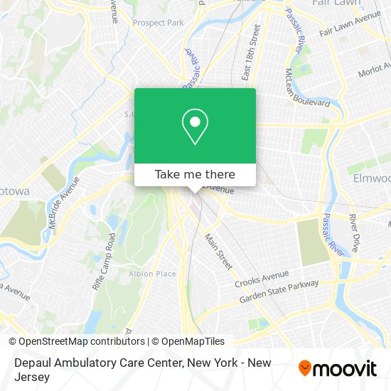 Depaul Ambulatory Care Center map