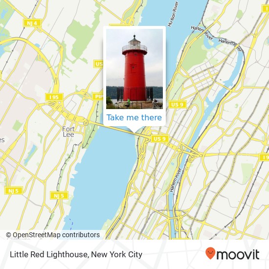 Little Red Lighthouse map