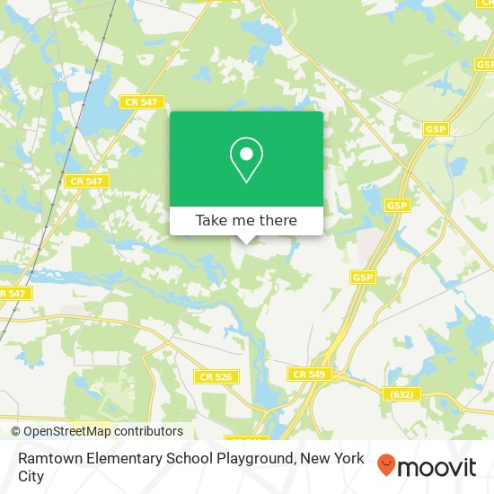 Mapa de Ramtown Elementary School Playground
