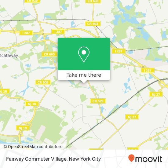 Fairway Commuter Village map