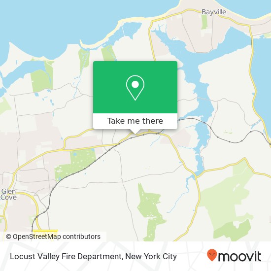 Mapa de Locust Valley Fire Department