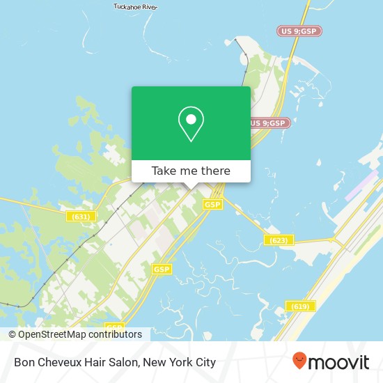 Mapa de Bon Cheveux Hair Salon