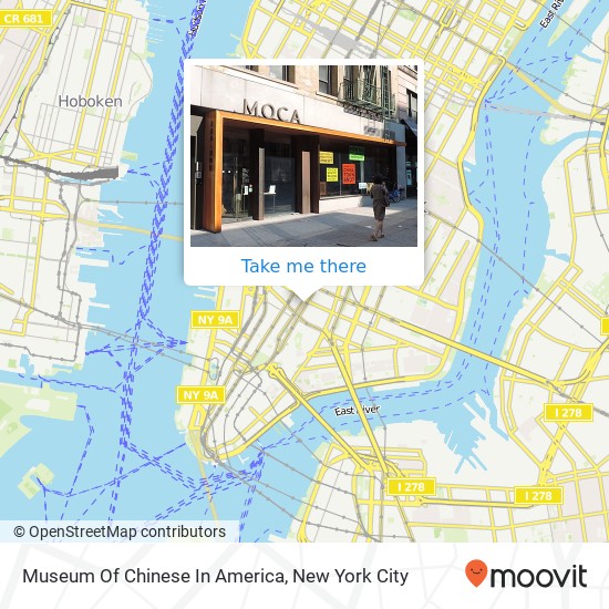 Mapa de Museum Of Chinese In America