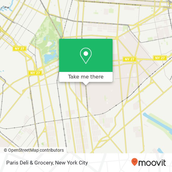 Mapa de Paris Deli & Grocery