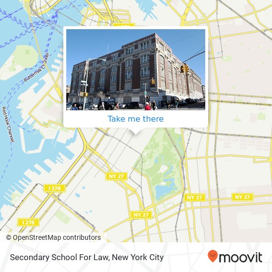 Secondary School For Law map